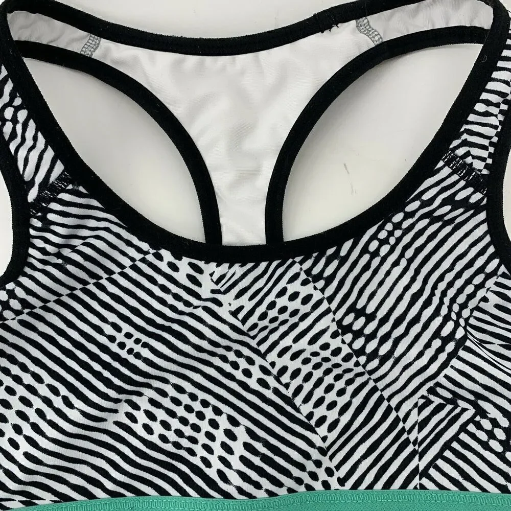 Champion C9 Sports Bra XS Black White Green